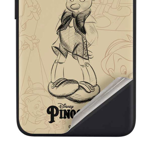 Disney Pinocchio Sketches Portrait Google Pixel 4a Skin